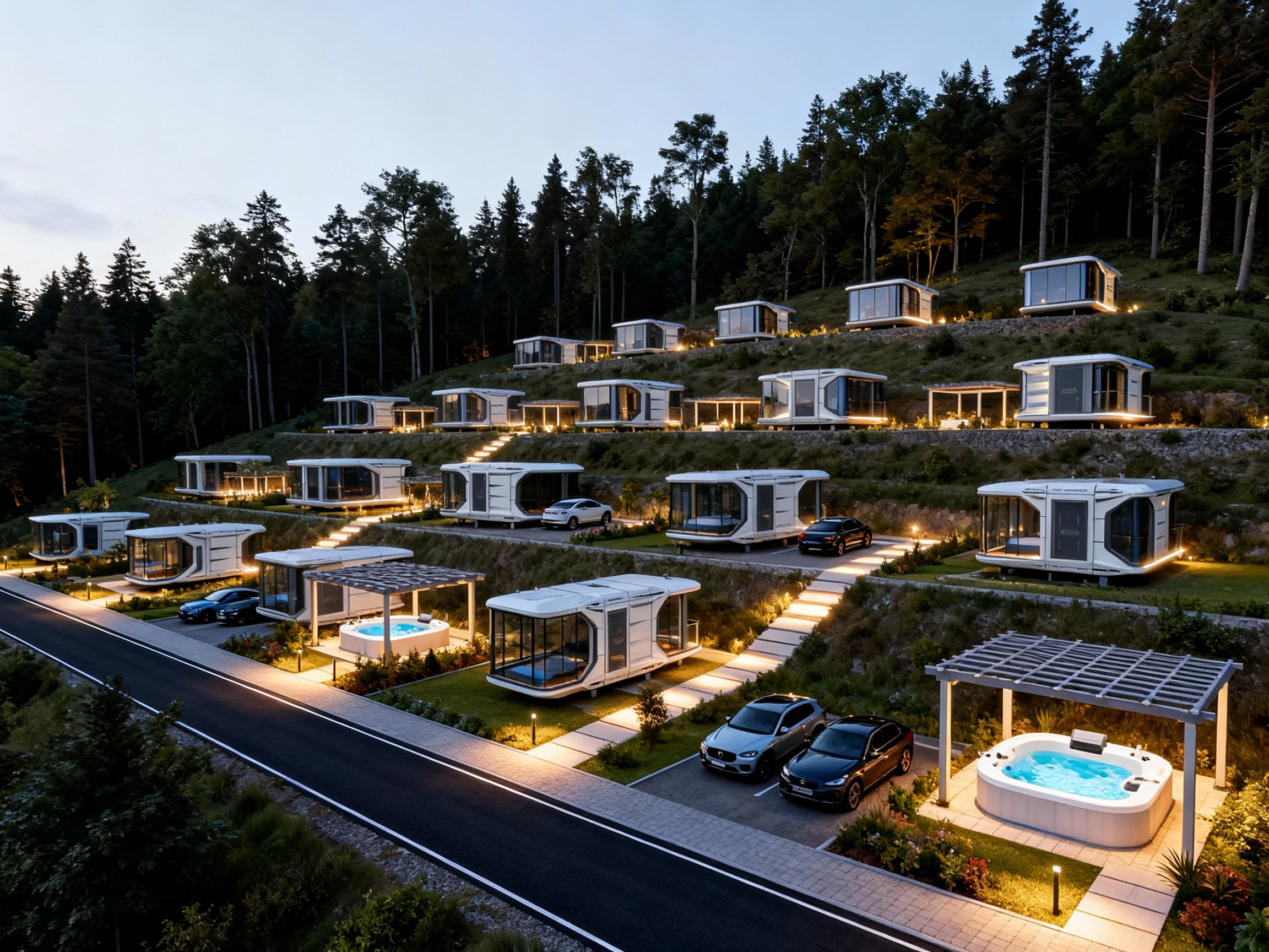 INFINITY RESORT обща визуализация на комплекса